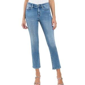 NEW Vervet By Flying Monkey Women's High Rise Slim Straight Jeans Size 32